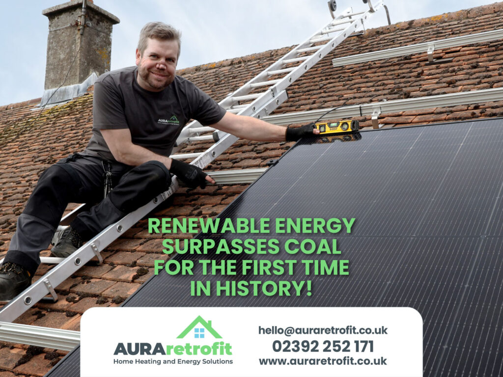 Renewable Energy has surpassed coal for the first time in history.