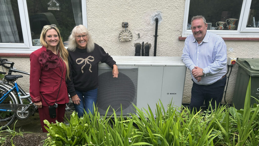 Portsmouth North MP, Amanda Martin, with Aura Retrofit
