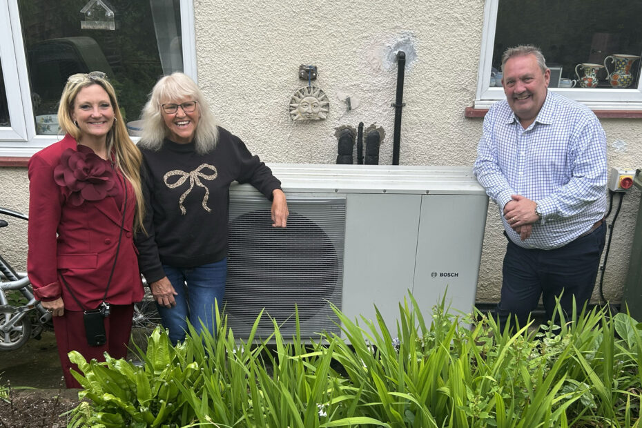 Portsmouth North MP, Amanda Martin, with Aura Retrofit