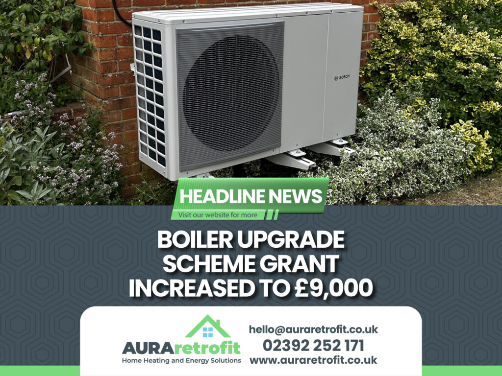 Boiler Upgrade Scheme Grant Increased
