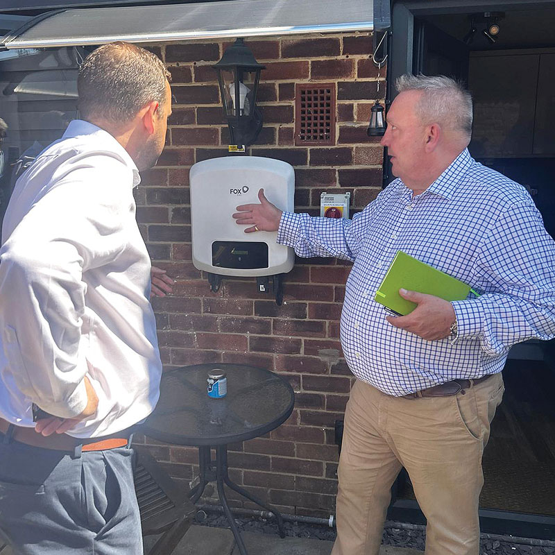 Hamble Valley MP, Paul Holmes meets with Aura Retrofit