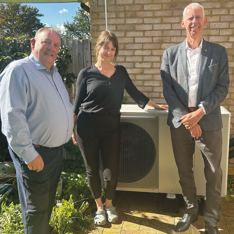 John Milne, MP for Horsham, West Sussex, meets with Aura Retrofit