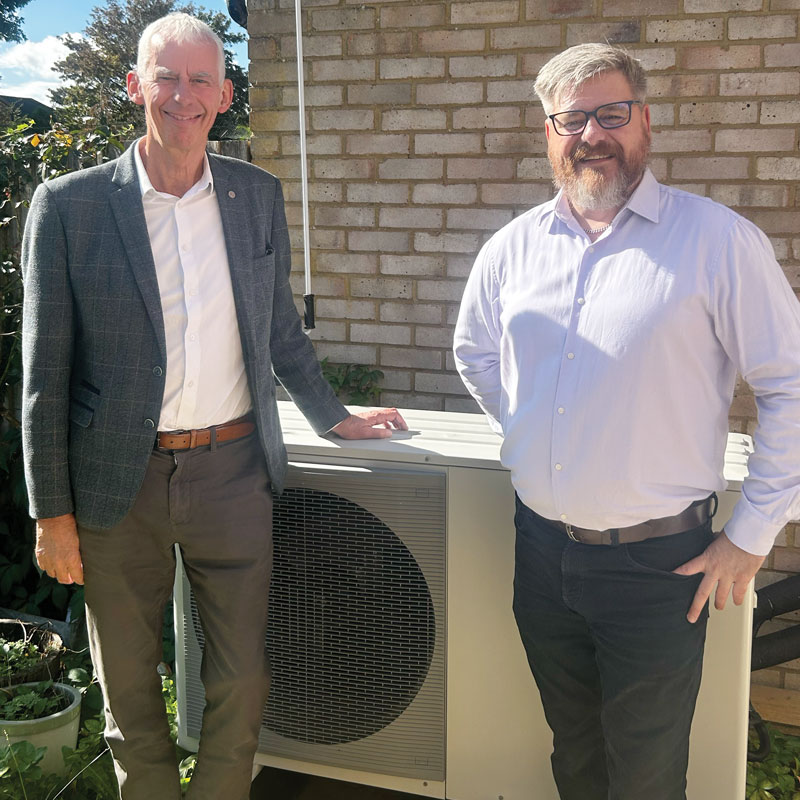 John Milne, MP for Horsham, West Sussex, meets with Aura Retrofit